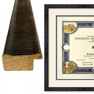 Cornice rigata nera