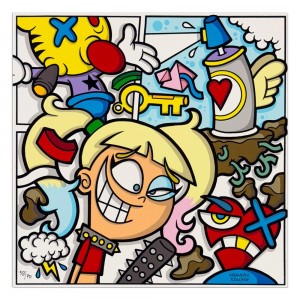 Aleandro Roncarà - Harley Queen - 30x30 cm