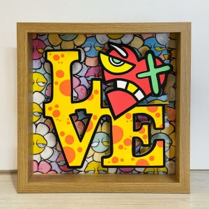 Aleandro Roncarà - Love in a box - 25x25 cm