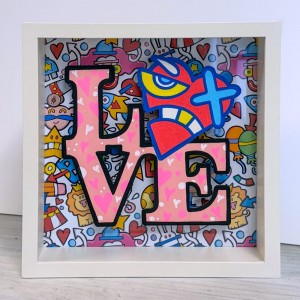 Aleandro Roncarà - Love in a box - 25x25 cm