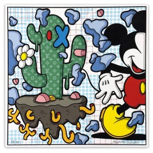Aleandro Roncarà - Space Cactus - 30x30 cm