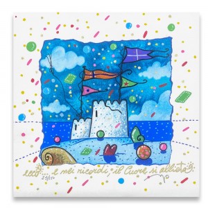 Andrea Agostini - Ecco...e nei ricordi il cuore si allieta - 16x16 cm