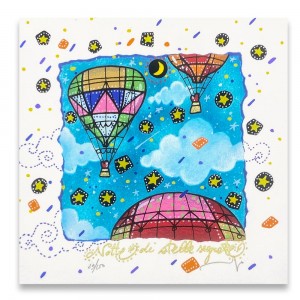 Andrea Agostini - Notte di stelle segrete - 16x16 cm