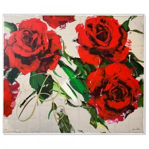 Antonio Massa - Roses - 100x120 cm