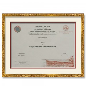 Cornice classica per diplomi