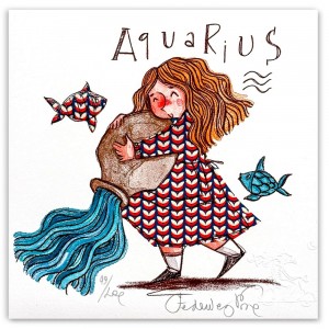 Federica Porro-Acquario (lei)- 20x20 cm