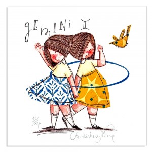 Federica Porro -Gemelli (lei)- 20x20 cm