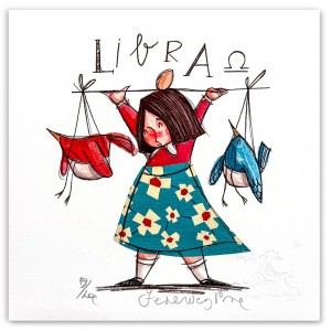Federica Porro-Bilancia (lei)- 20x20 cm