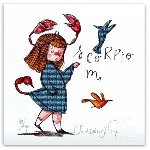 Federica Porro-Scorpione (lei)- 20x20 cm