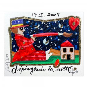 Francesco Musante - Dipingendo la notte - 8x10 bianco