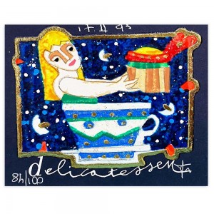Francesco Musante - Delicatessen - 8x10 cm nero