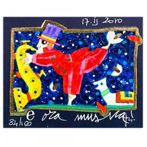 Francesco Musante - E ora musica! - 8x10 cm nero