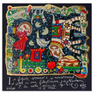 Francesco Musante - Le figure corrono - 20x20 cm - nero