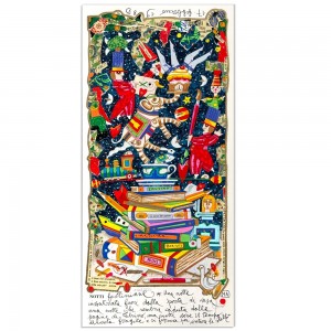 Francesco Musante - Notti Felliniane -  23x50 cm - bianco