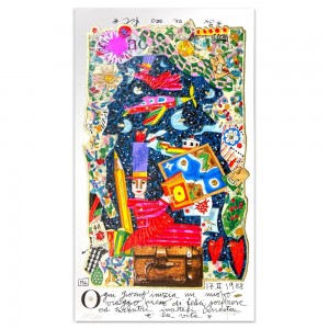Francesco Musante - Ogni giorno inzia - 20x35 cm - bianco