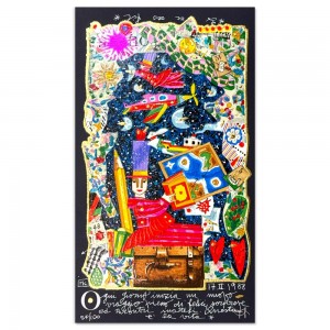 Francesco Musante - Ogni giorno inzia - 20x35 cm - nero