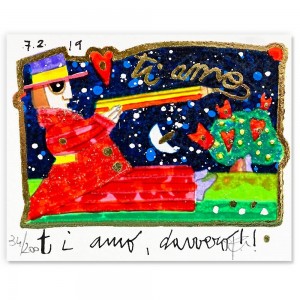 Francesco Musante - Ti amo, davvero!! - 8x10 cm bianco