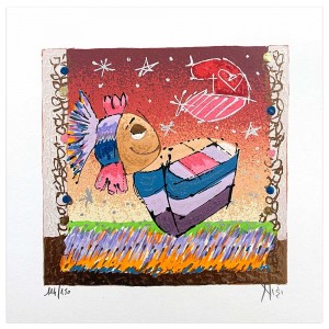 Leo Nisi - Il viaggio - 20x20 cm