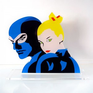 Marco Lodola - Complicity - 36,8x29,8 cm