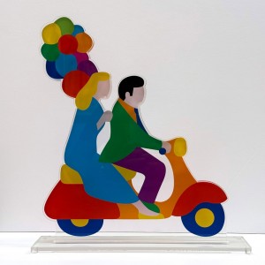 Marco Lodola - Feeling - 30,8x33,9 cm