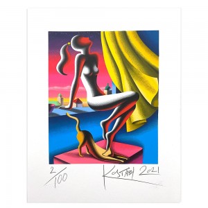 Mark Kostabi - Breezy - 35x45 cm