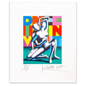 Mark Kostabi - Love letters - 42x51 cm