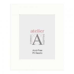 Passepartout personalizzato Acid Free Ph Neutro 4,0mm-bianco naturale