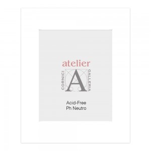 Passepartout personalizzato Acid Free Ph Neutro 4,0mm-bianco