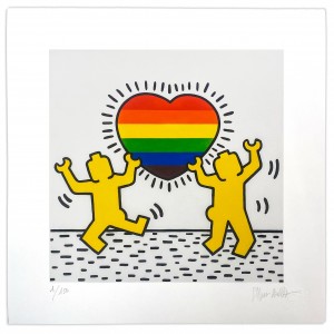 Stefano Bolcato BRICK PRIDE-KEITH HARING 40x40 cm  