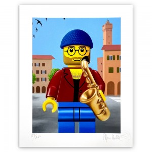 Stefano Bolcato LUCIO DALLA 30x37 cm 