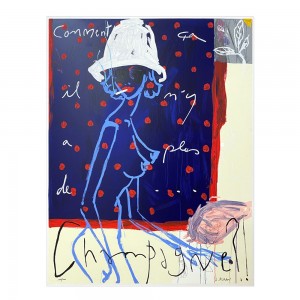 Vincent Alran - Champagne - 116x89 cm