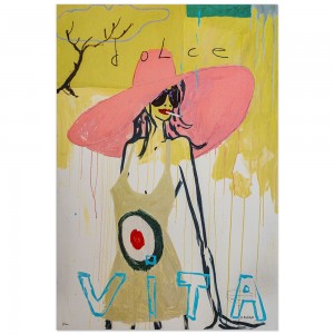 Vincent Alran - Dolce Vita - 89x130 cm