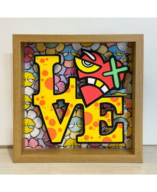 Aleandro Roncarà - Love in a box - 25x25 cm