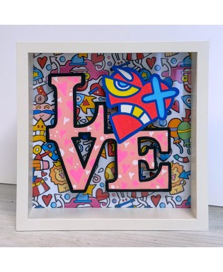 Aleandro Roncarà - Love in a box - 25x25 cm