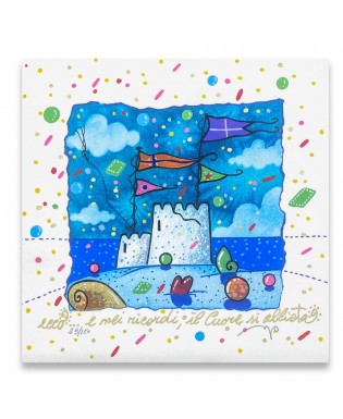 Andrea Agostini - Ecco...e nei ricordi il cuore si allieta - 16x16 cm