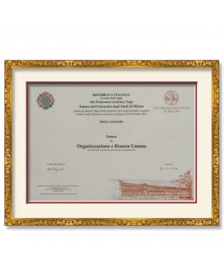 Cornice classica per diplomi