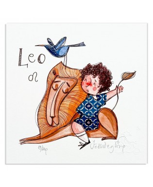 Federica Porro -Leone (lui)- 20x20 cm