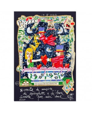 Francesco Musante - Serata di musica -  17,5x25 cm - nero