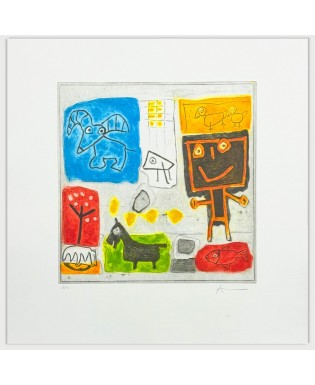 Gianfranco Asveri - Abracadabra 1 - 60x60 cm
