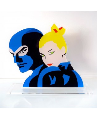 Marco Lodola - Complicity - 36,8x29,8 cm