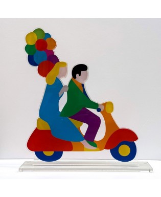 Marco Lodola - Feeling - 30,8x33,9 cm
