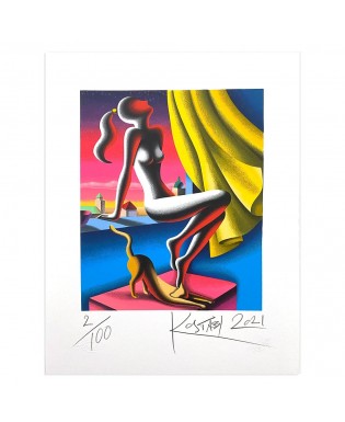 Mark Kostabi - Breezy - 35x45 cm