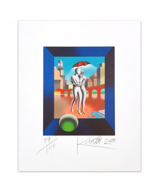Mark Kostabi - Forever again - 42x51 cm