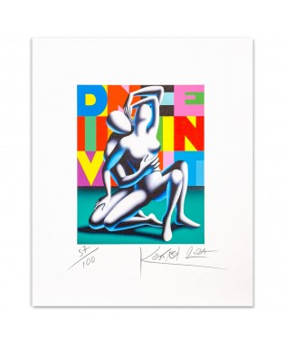 Mark Kostabi - Love letters - 42x51 cm