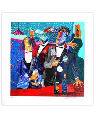 Pino Procopio - I sommelier - 50x50 cm