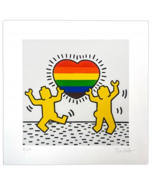 Stefano Bolcato BRICK PRIDE-KEITH HARING 40x40 cm  