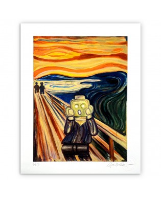 Stefano Bolcato L'URLO 30x37 cm 