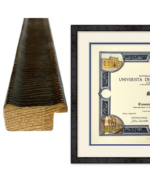 Cornice rigata nera