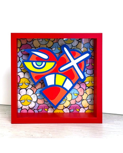 Aleandro Roncarà - Heart in a box - 25x25 cm