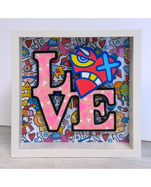 Aleandro Roncarà - Love in a box - 25x25 cm